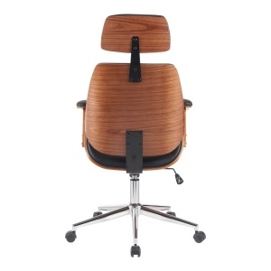 Офис стол Fetseno Black 53x56x123,5 cm - Img 5