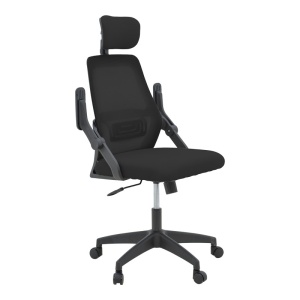 Офис стол Peja Black 58x60x107-117 cm - Img 4