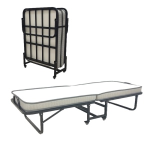 Сгъваемо легло Kamu Black 75x190x34 cm