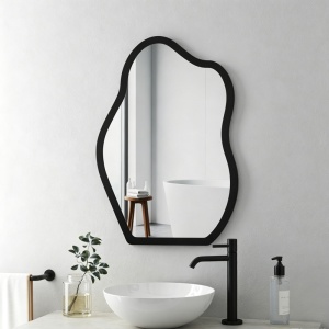 Стена огледало, Evanthia, Pako, Черно 36x1,2x56 см - Img 2