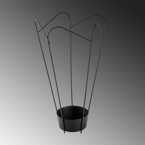 Стойка за чадъри GED-016 Black 37x60x15 cm - Img 5