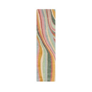 Abstract Flow Pink 60x230 cm, Flair Rugs - Img 5