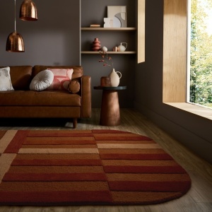 Covor oval Eldon Teracota 160x230 cm