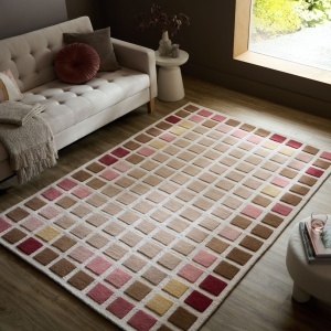 Covor Renga Wool Roz 140x200 cm