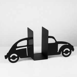 Kitap tutucu машина декоративен метален държач за карти Black 35x14x22 cm - Img 4