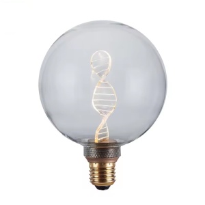 LED крушка RN-DNA G125 3.5W E27 220-240V прозрачна 12.5x12.5x16.4 cm