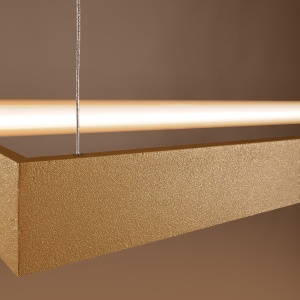 LED полилей 3000K, Tuula, златист, 130x40x150 см - Img 5
