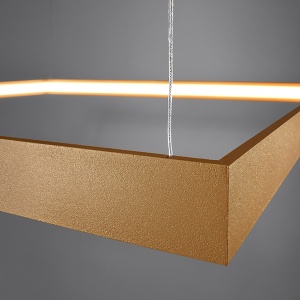 LED полилей 4000K, Nelya, златист, 80x80x150 см - Img 5