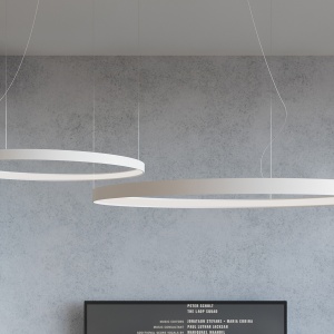 LED полилей 4000K, Rio, бял, 55x55x150 см - Img 14