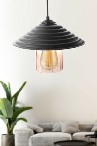 Lustra 204 Black 55x25x25 cm - Img 2