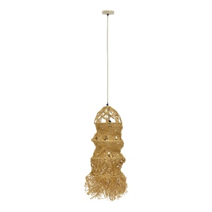 Lustre Frola E27 natural 25x25x115 cm - Img 2