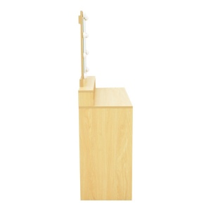 Masa machiaj LED, Virna, Pako, Natural 80x40x145 cm - Img 6