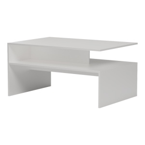 Masuta de cafea, Coffa, Alb, 90x60x45 cm - Img 4