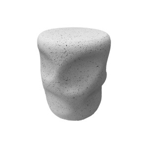 Masuta laterala, Ardin, Pako, Alb 39.5x39.5x49.5 cm - Img 2