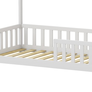 Pat montessori, Bambie, Pako, Alb 97x195x147 cm - Img 6
