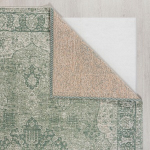 Античен традиционен килим зелен 200X290 см, Flair Rugs - Img 3