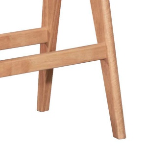 Бар маса Winslow от гума дърво, цвят орех 120x45x100см - Img 3