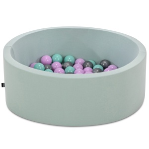 Басейн с топки Bubble Pops v5 Мента 85x85x30 см - Img 1