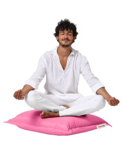 Градинска възглавница Pouf Възглавница Pouf Pink 15x70x70 cm - Img 2