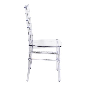Градински стол Tiffany прозрачен PC 38.5x46x88 cm - Img 3
