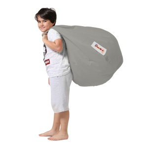 Градински фотьойл пуф Premium Grey 60x60x25 cm - Img 4