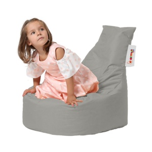 Градински фотьойл с пуф Baton Grey 70x70x35 cm - Img 2