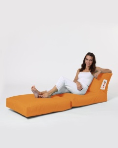 Градински фотьойл с пуф Siesta Orange 180x55x40 cm - Img 7