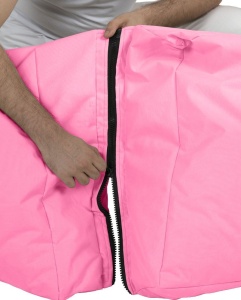 Градински фотьойл Siesta Pink 180x55x40 cm - Img 3