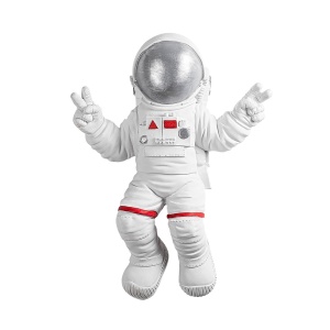 Декоративен аксесоар за стена Yak-001 Astronaut White 35x47x10 cm - Img 9