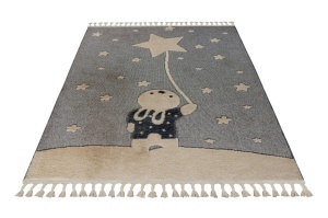 Детски килим Fano сив 120x170 см - Img 6