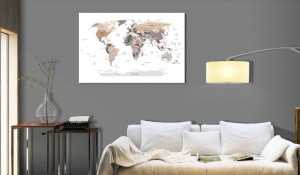 Картина от корк - Where Today? [Cork Map] 120x80 см - Img 2