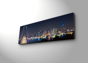 Картина с LED осветление 3090İACT Многоцветна 30x90x3 см - Img 4