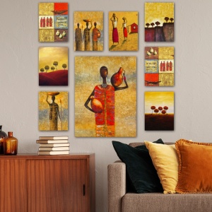 Картина 9 части 9MDF10YS Многоцветна 30x40 см
