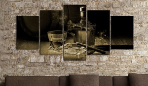 Картина - Gentlemen's Evening II 200x100 см - Img 2