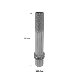Кафява ваза Pako World Golden Brown 15.2x15.2x15.2x76.5 cm - Img 4