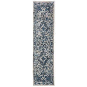 Килим пътека, Cordelia Vintage Flair Rugs, син, 60x230 см - Img 2