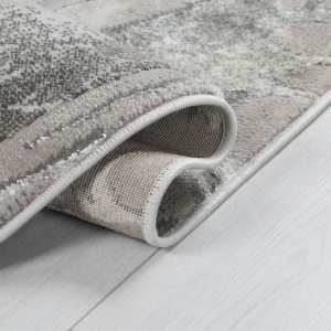 Килим с мраморен ефект сребрист 300X400 см, Flair Rugs - Img 2