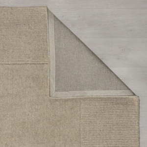 Килим с текстурирана вълнена рамка натурален 160X230 см, Flair Rugs - Img 3