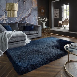Килим Pearl Син 200X290 см, Flair Rugs - Img 1