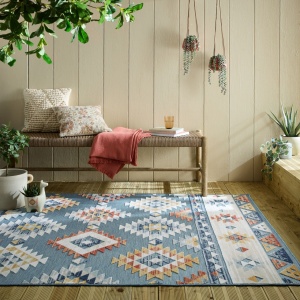 Килим Plaza Avery Avery Blue 200X290 cm, Flair Rugs - Img 1