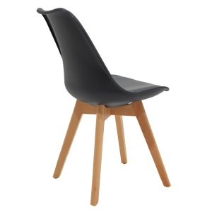 Комплект маса и столове 5 части Cuba Pako Pako World Black 120x70x76 cm - Img 3
