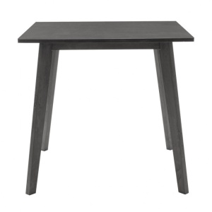 Комплект маса и столове Benson-Orlean 5 части сив рустик 80x80x75 см - Img 4