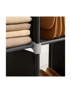 Комплект 6 кубчета за съхранение, Songmics, LSN63H, Черен, 11 x 41 x 41 см - Img 6