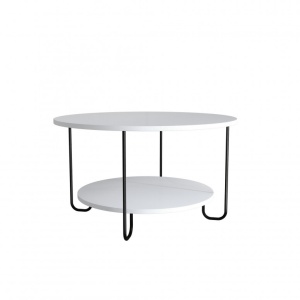 Масичка за кафе Corro Coffee Table - Бял - Img 2