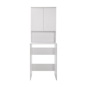 Меламинов шкаф за дрехи Ryda бял 68x60x182см - Img 3