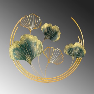 Метална картина Weifang зелена 70x70x7 см - Img 7