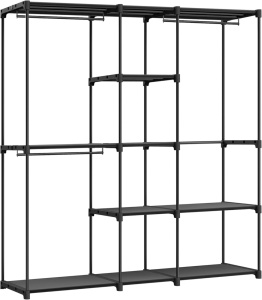 Модулна стойка Songmics Black Songmics 182x43x182 cm