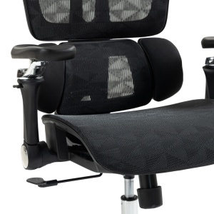 Офис стол Jeffer Black 67x62x125 cm - Img 11
