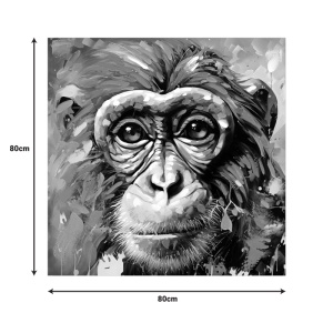 Платно за стена Monkey Bano 80x3x80 cm - Img 2
