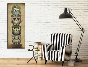Платно за стена PC119 Multicolour 30x80x3 cm - Img 2